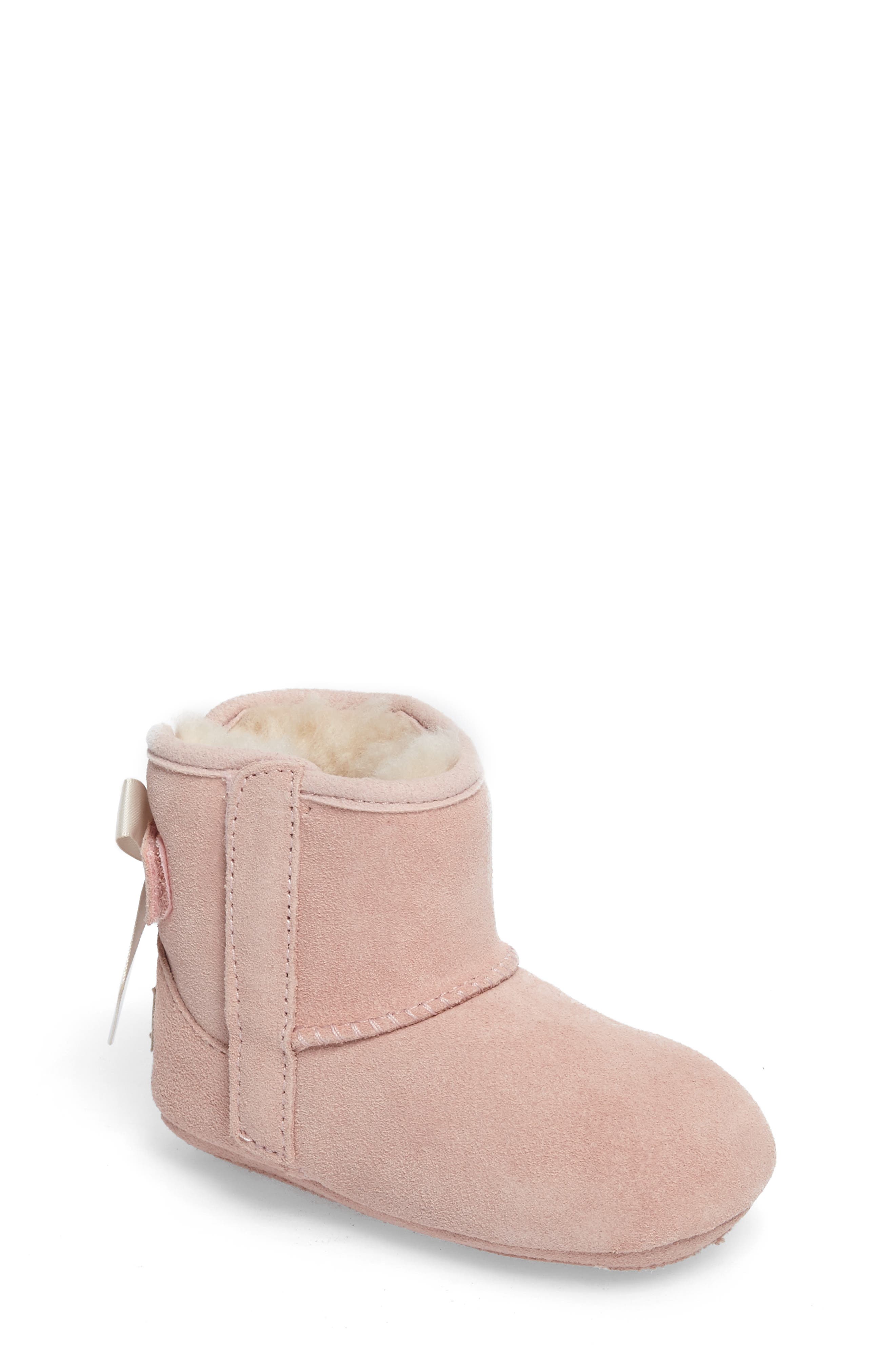 Jesse Bow II Bootie, Main, color, BABY PINK