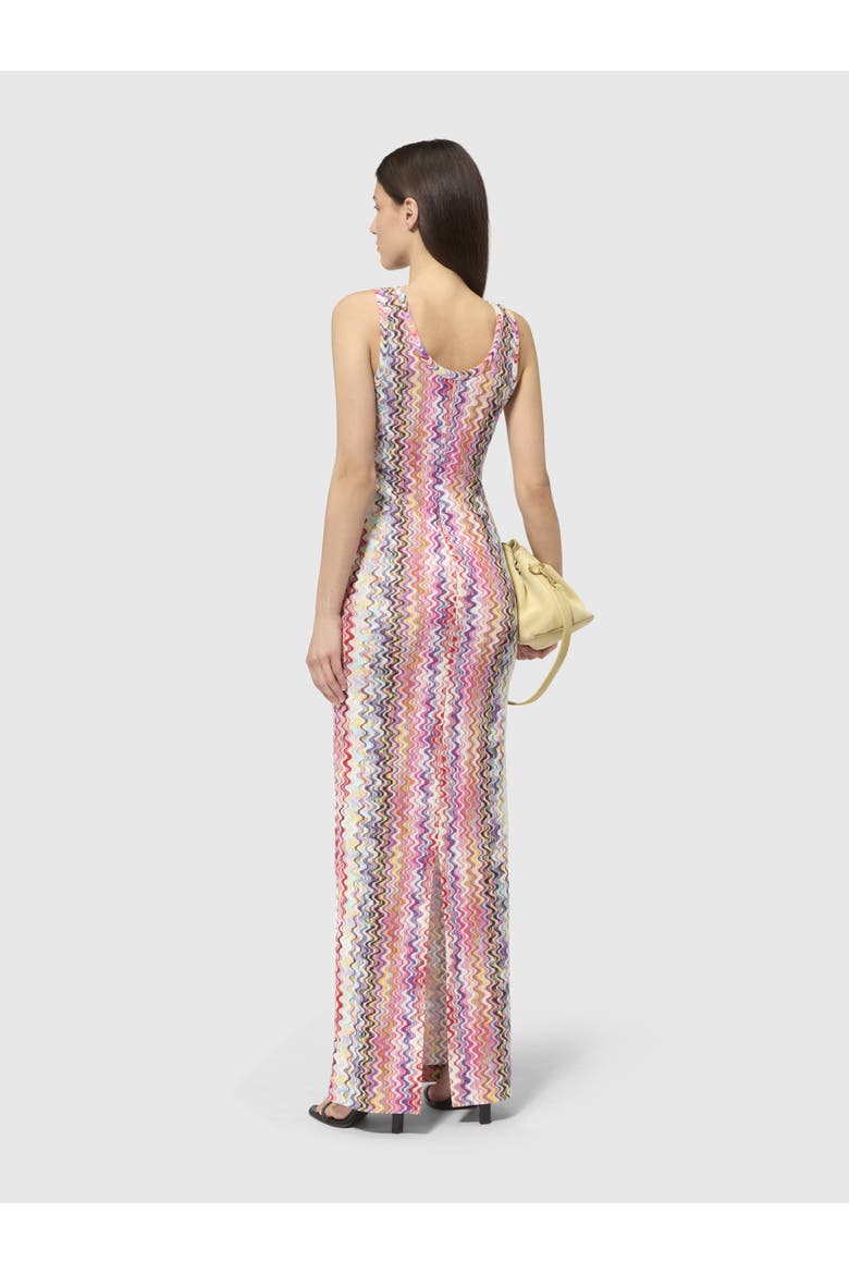 Long Tank Dress, Alternate, color, Pink & Multicoloured