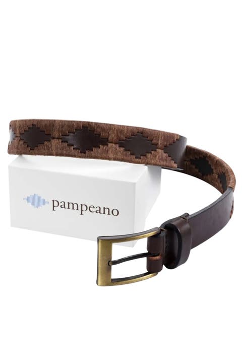 Bordado Leather Belt