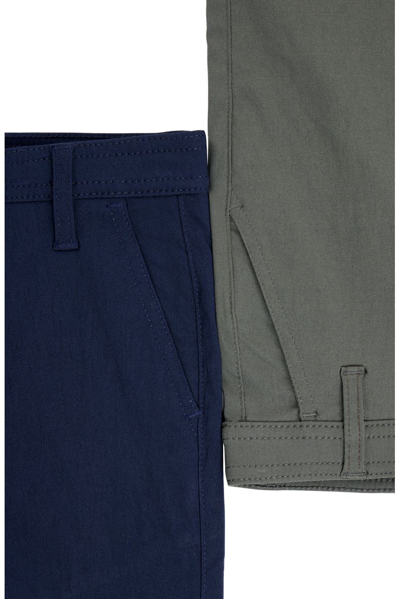 Kids' 2-Pack Flex Shorts, Alternate, color, OLIVE/ NAVY