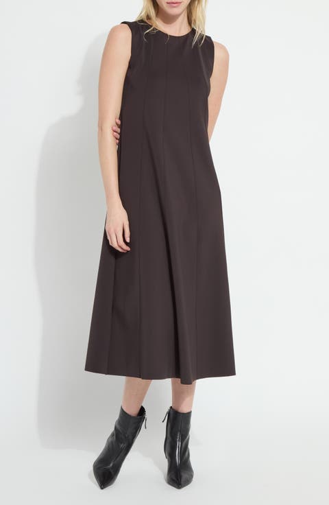 Maurelle Neoprene Seamed Dress