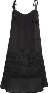 Elan Crochet Trim Cover-Up Dress