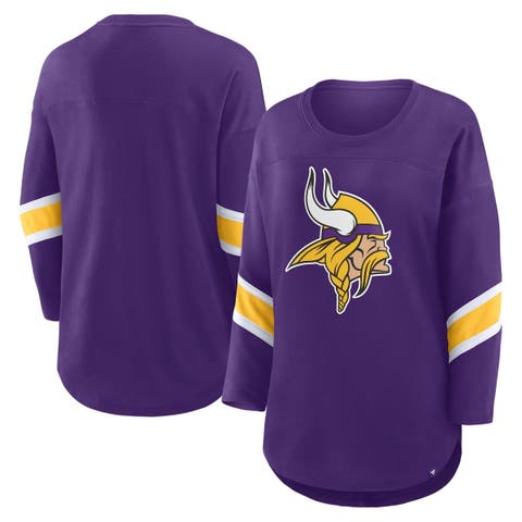 Women's Fanatics  Purple Minnesota Vikings Redzone 3/4-Sleeve T-Shirt
