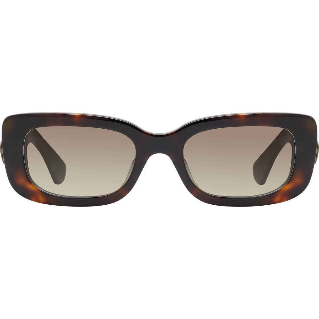 Kurt Geiger London 52mm Rectangular Sunglasses In Brown