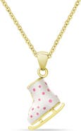 Lily Nily Kids' Ice Skate Pendant Necklace