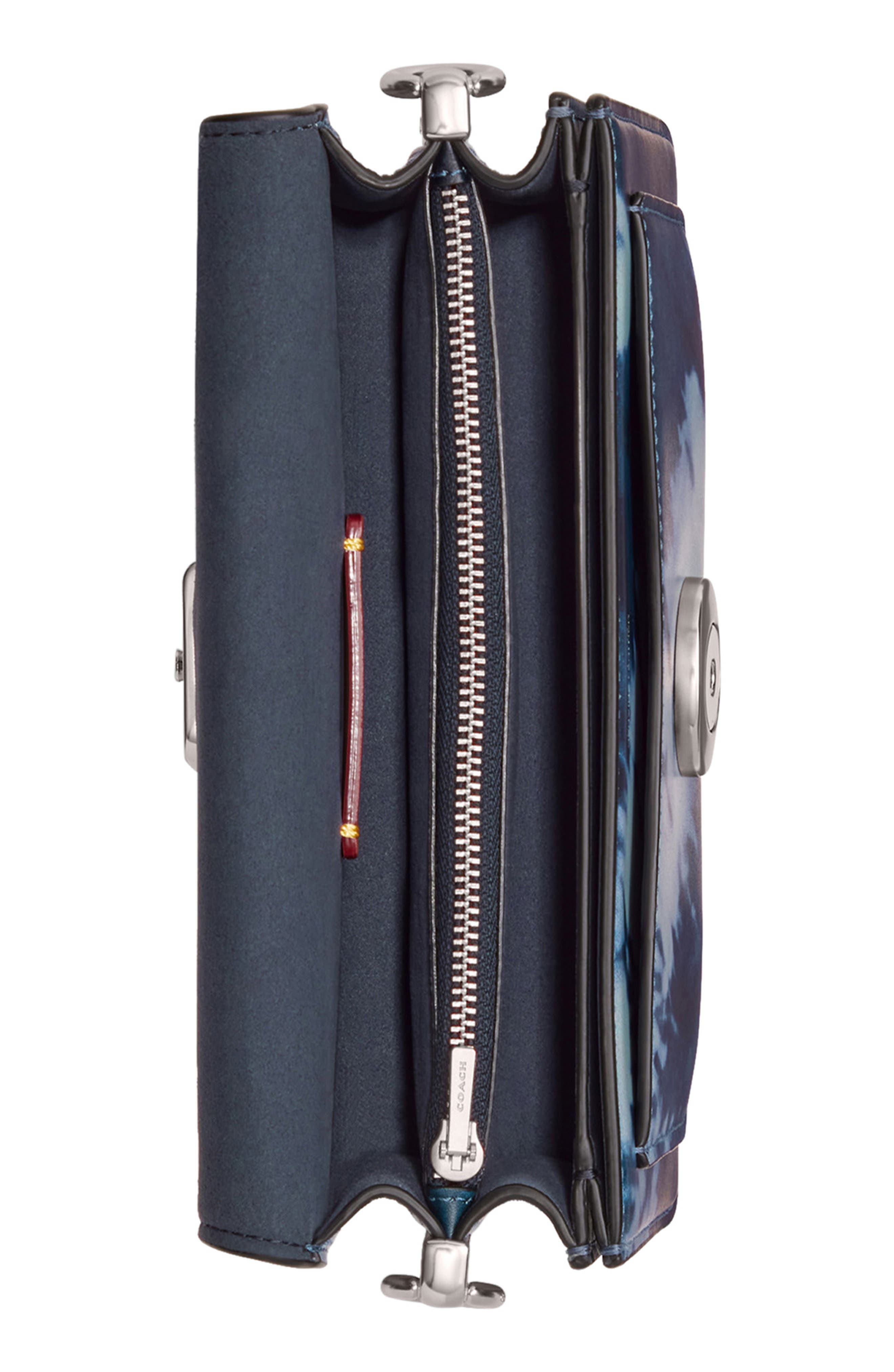 COACH Tabby Tie Dye Leather Shoulder Bag, Alternate, color, 