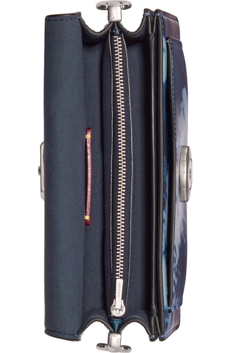 COACH Tabby Tie Dye Leather Shoulder Bag, Alternate, color,