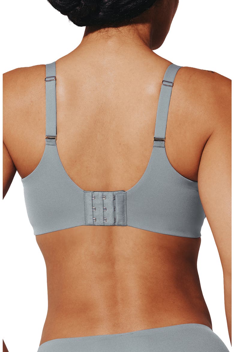 ComfortStretch Underwire Back Smoothing T-Shirt Bra, Alternate, color, TIDE