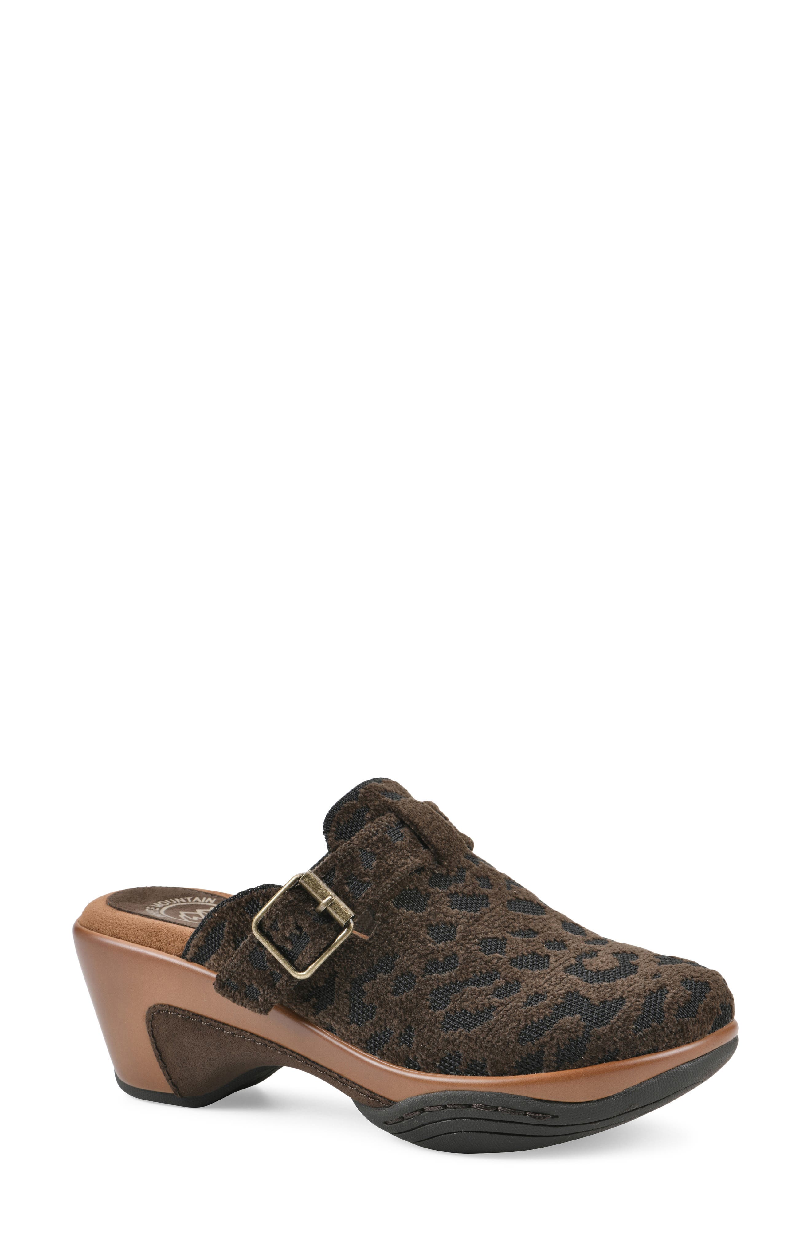 BROWN MULTI/ FABRIC