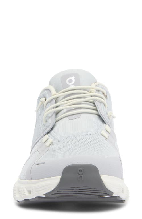 On Cloud 6 Sneaker In Glacier/white
