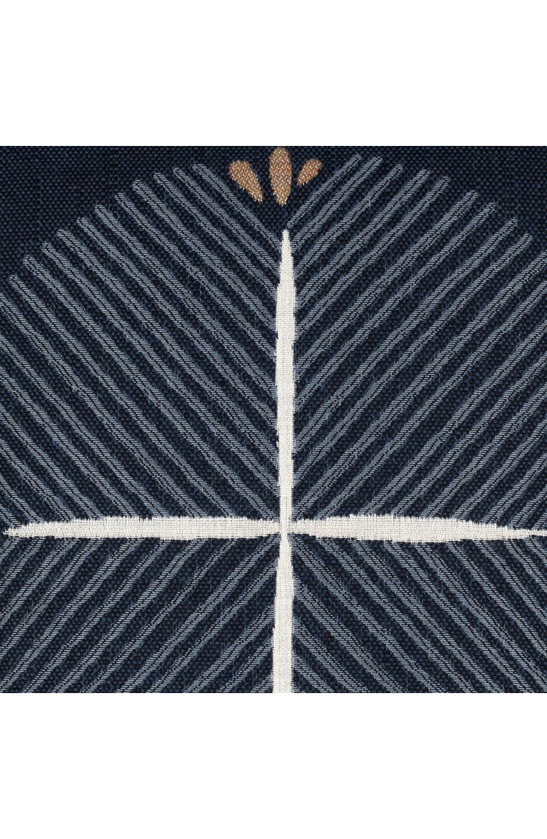 Elaine Smith Direction Indigo Indoor & Outdoor Woven Accent Pillow, Alternate, color, Indigo