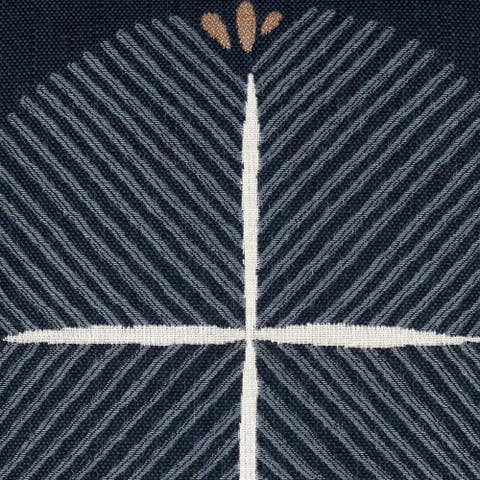 Direction Indigo Indoor & Outdoor Woven Accent Pillow