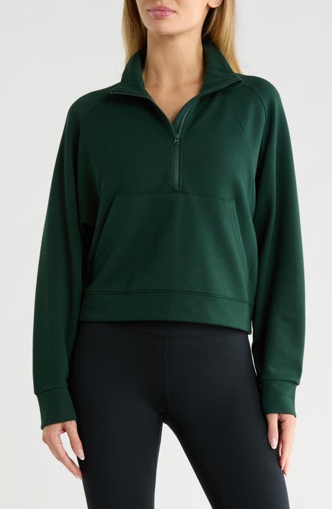 Cozy Knit Half-Zip Sweatshirt