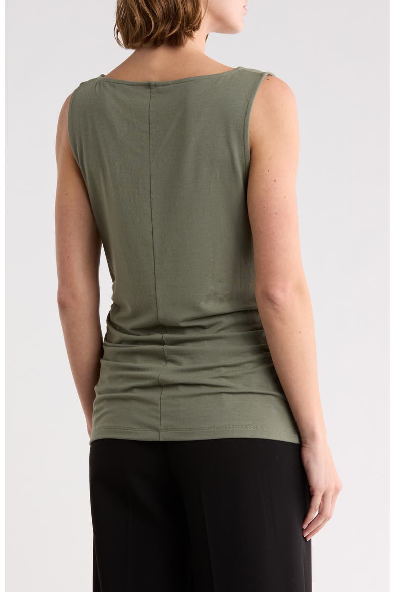 Ruched Tank, Alternate, color, SEA FERN