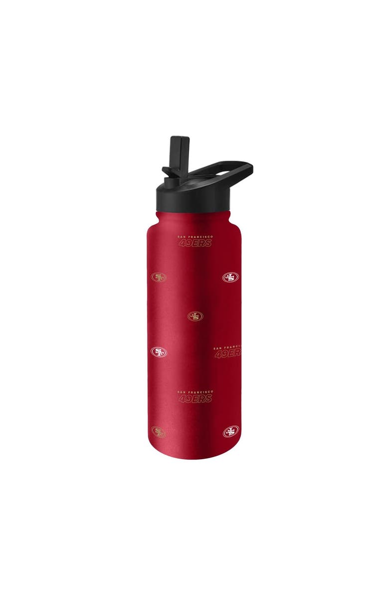 LOGO BRANDS San Francisco 49ers 34oz. Steep and Repeat Quencher Bottle, Main, color, Cardinal