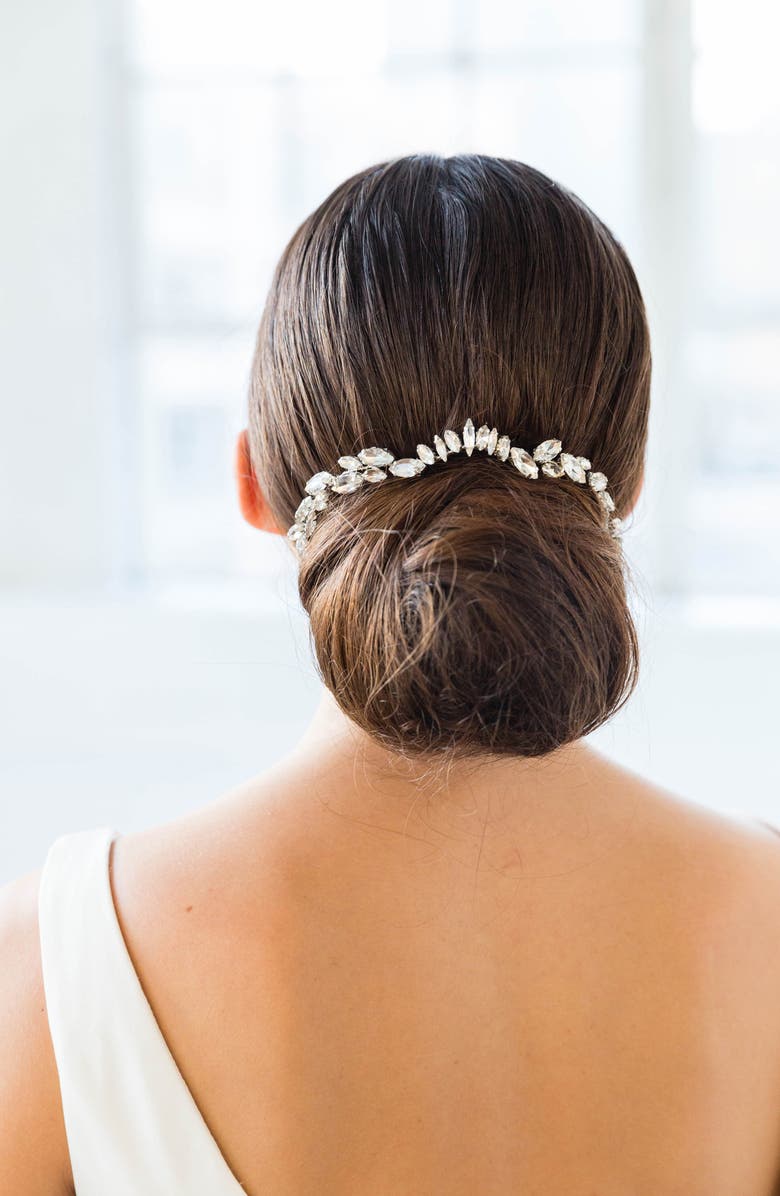 Brides & Hairpins Zila Crystal Crown Comb, Alternate, color, 