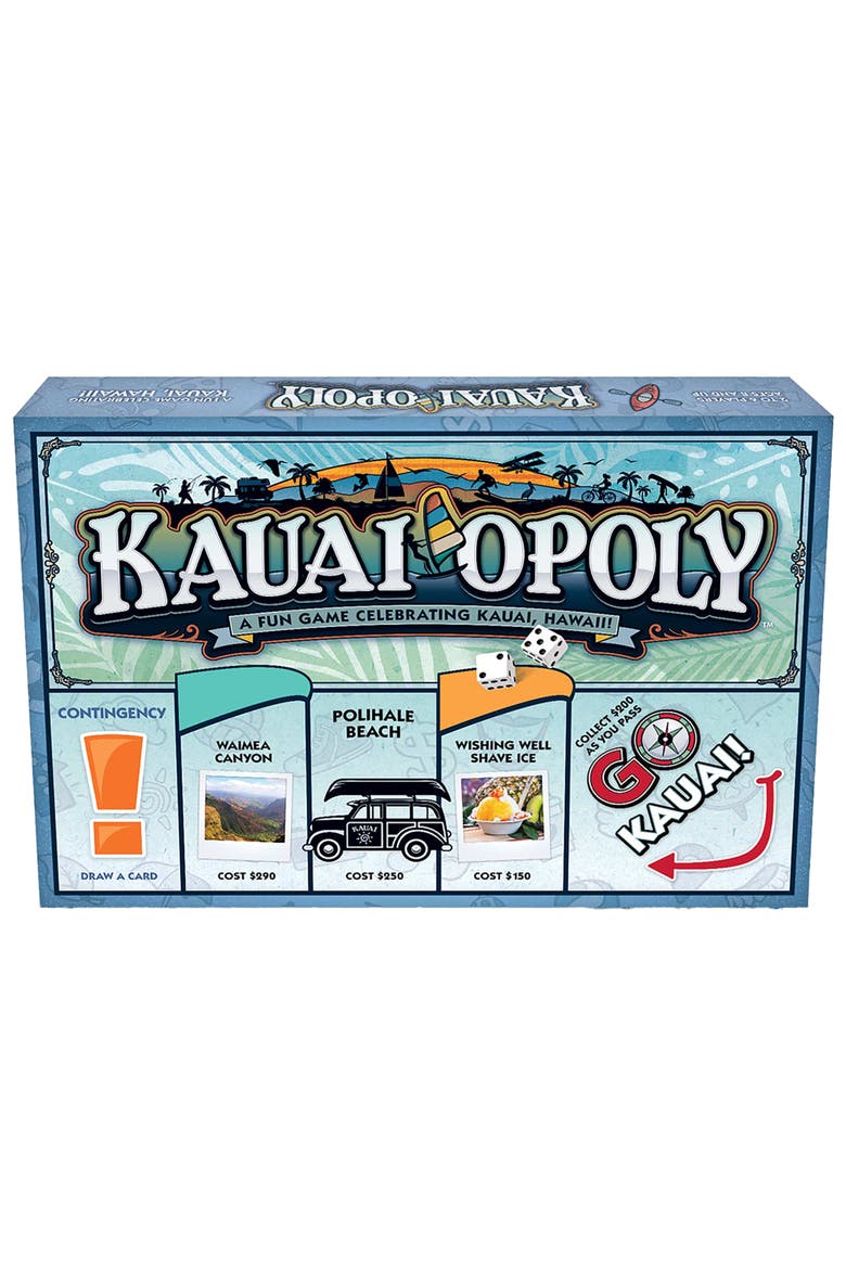 Kauai Opoly Board Game, Main, color, Multicolored