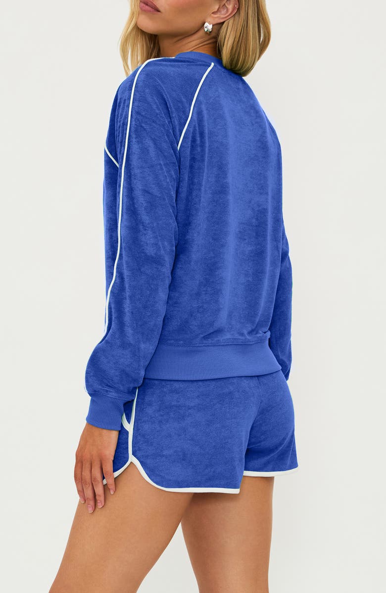 Beach Riot Greer Velour Sweatshirt, Alternate, color, 