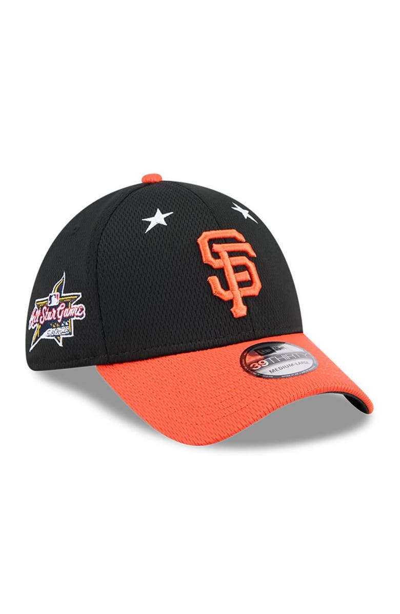 New Era Men's New Era Black/Orange San Francisco Giants 2025 MLB All-Star Game 39THIRTY Flex Hat, Main, color, Black