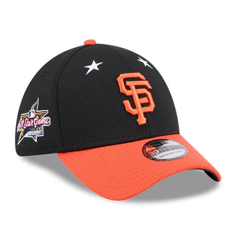 Men's New Era Black/Orange  San Francisco Giants 2025 MLB All-Star Game 39THIRTY Flex Hat