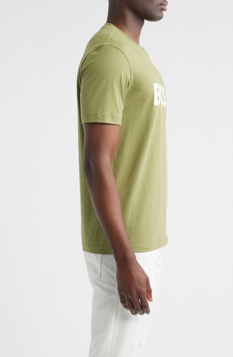 BOSS Tiburt Logo Graphic T-Shirt, Alternate, color, Medium Green