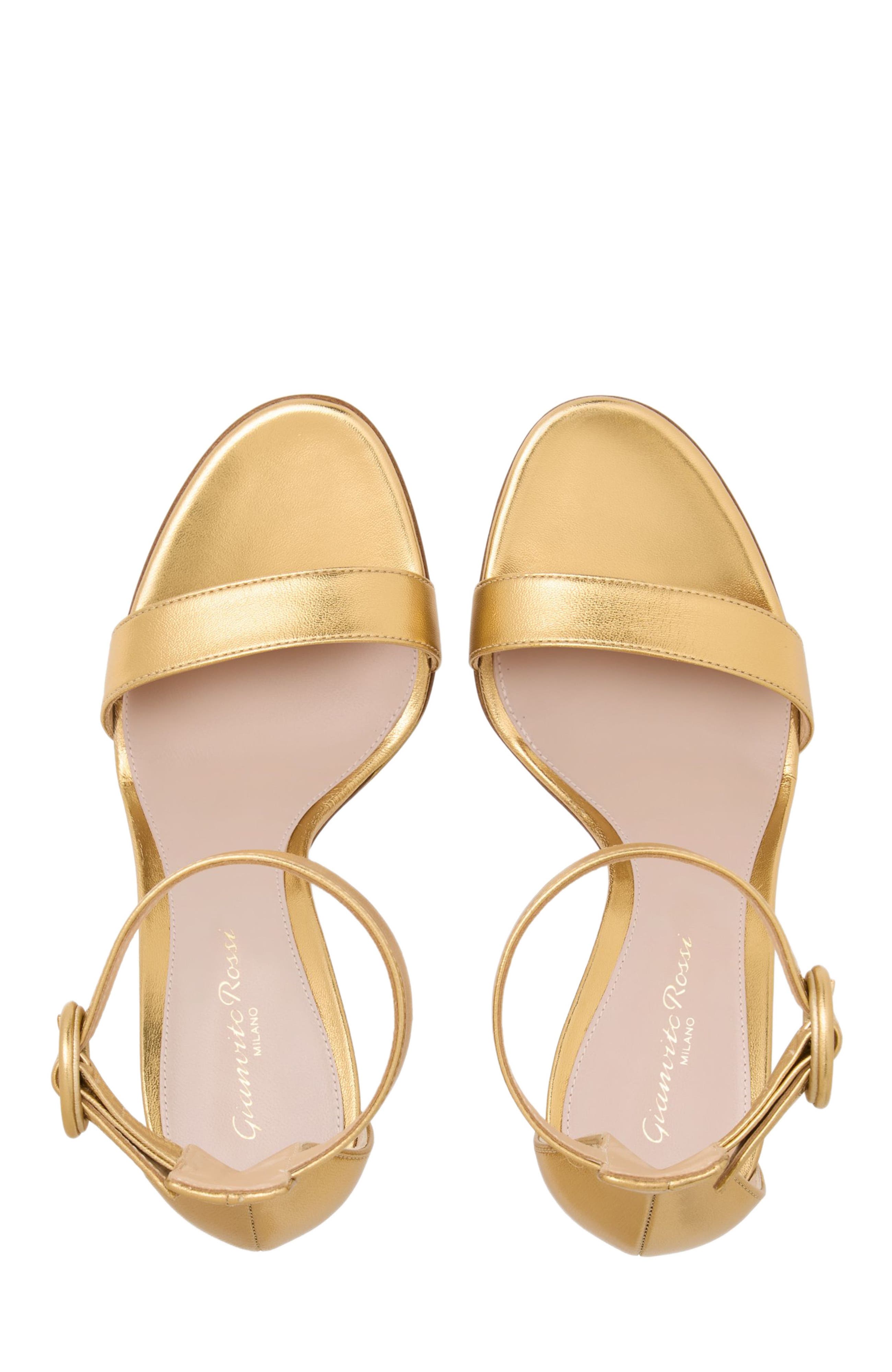 Portofino 105 Sandals, Alternate, color, GOLD