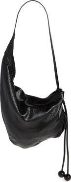 Marni Small Sling Leather Hobo Bag