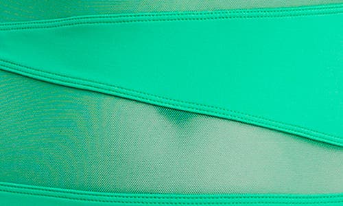 Bleu Rod Beattie Rod Beattie Crisscross Open Back One-piece Swimsuit In Green