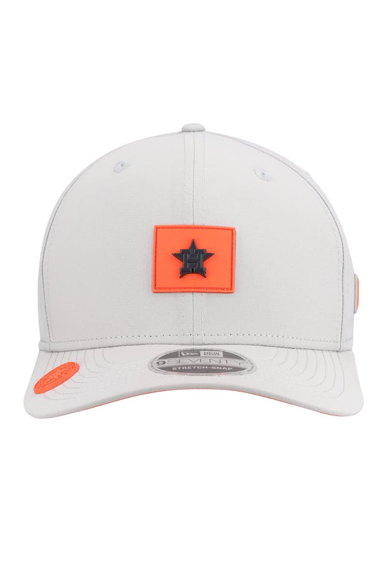 Men's New Era  Gray Houston Astros 2026 Clubhouse 9SEVENTY Adjustable Hat, Alternate, color, Gray