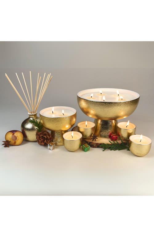 Blueme Joy Giant Ceramic Candle In Gold