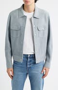 FRAME Suede Trucker Jacket
