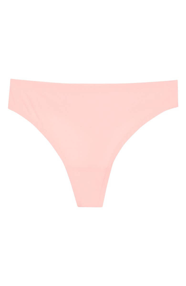 Chantelle Lingerie Soft Stretch Thong, Alternate, color, Fluor Pink