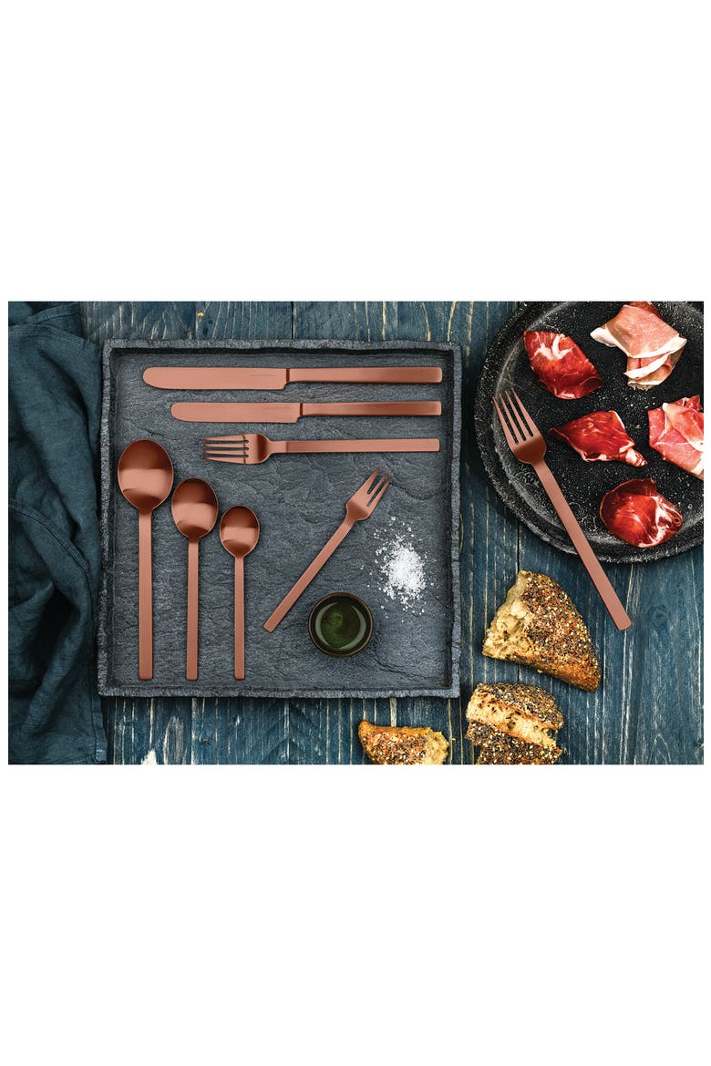 Stile Ice 5-Piece Place Setting, Alternate, color, ROSE GOLD