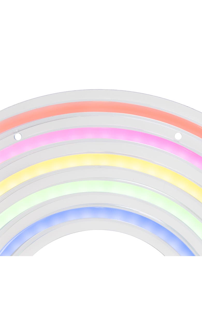 Northlight LED Rainbow and Clouds Neon Lighted Wall Art - 15.75", Alternate, color, Multi