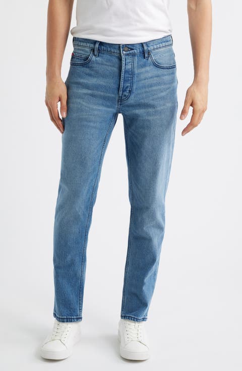 Slim Straight Leg Jeans
