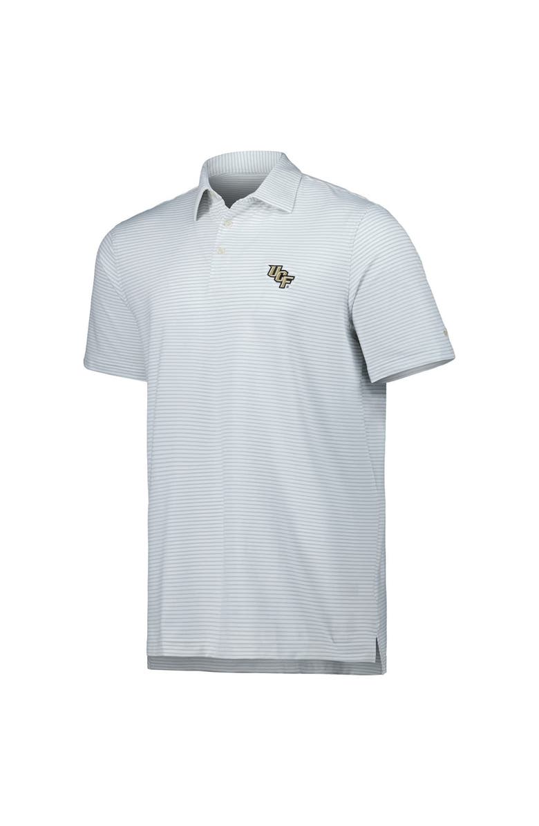 vineyard vines Men's Vineyard Vines Gray UCF Knights Bradley Stripe Sankaty Polo, Alternate, color,