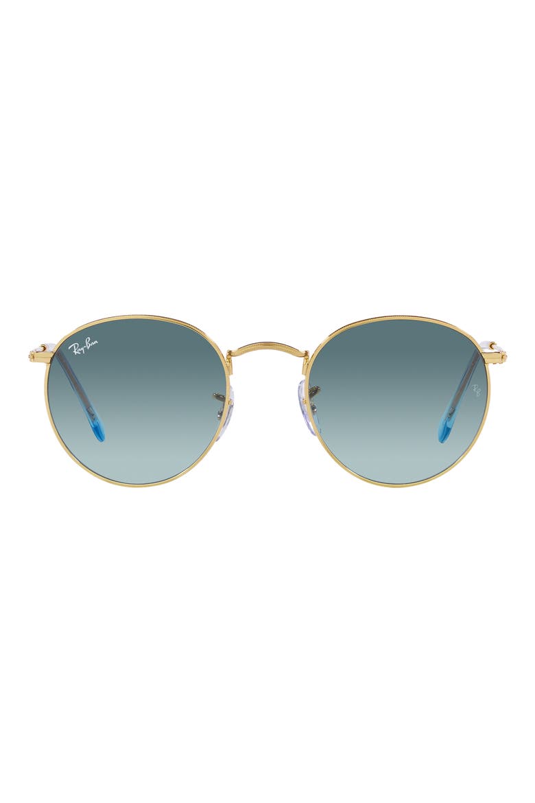 Icons 53mm Retro Sunglasses, Main, color, GOLD