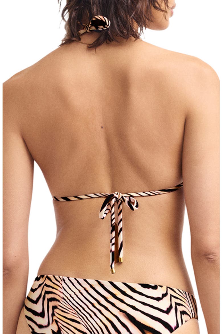 Gia Triangle Bikini Top, Alternate, color, SANDBAR STRIPE