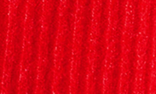 Eileen Fisher Rib Cashmere Blend Wrap In Red