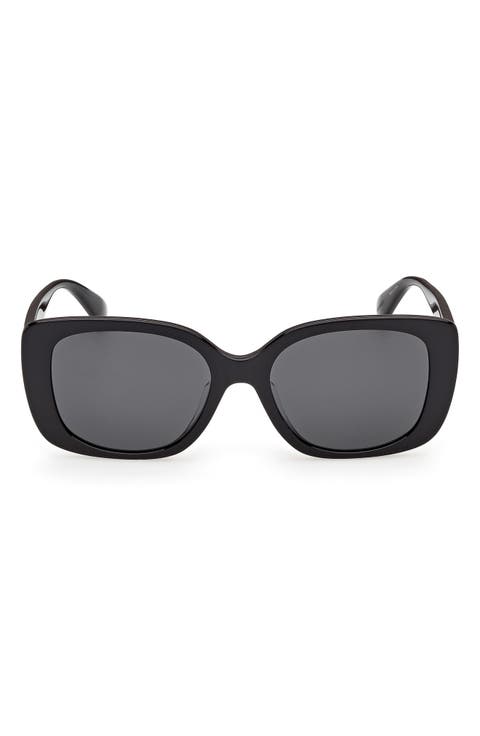 55mm Rectangular Sunglasses