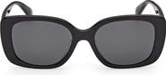 Max Mara 55mm Rectangular Sunglasses