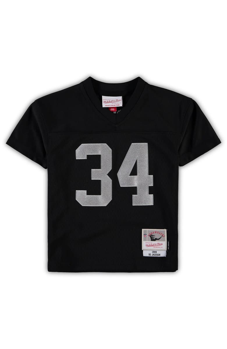 Mitchell & Ness Preschool Mitchell & Ness Bo Jackson Black Las Vegas Raiders 1988 Retired Player Legacy Jersey, Alternate, color, Black