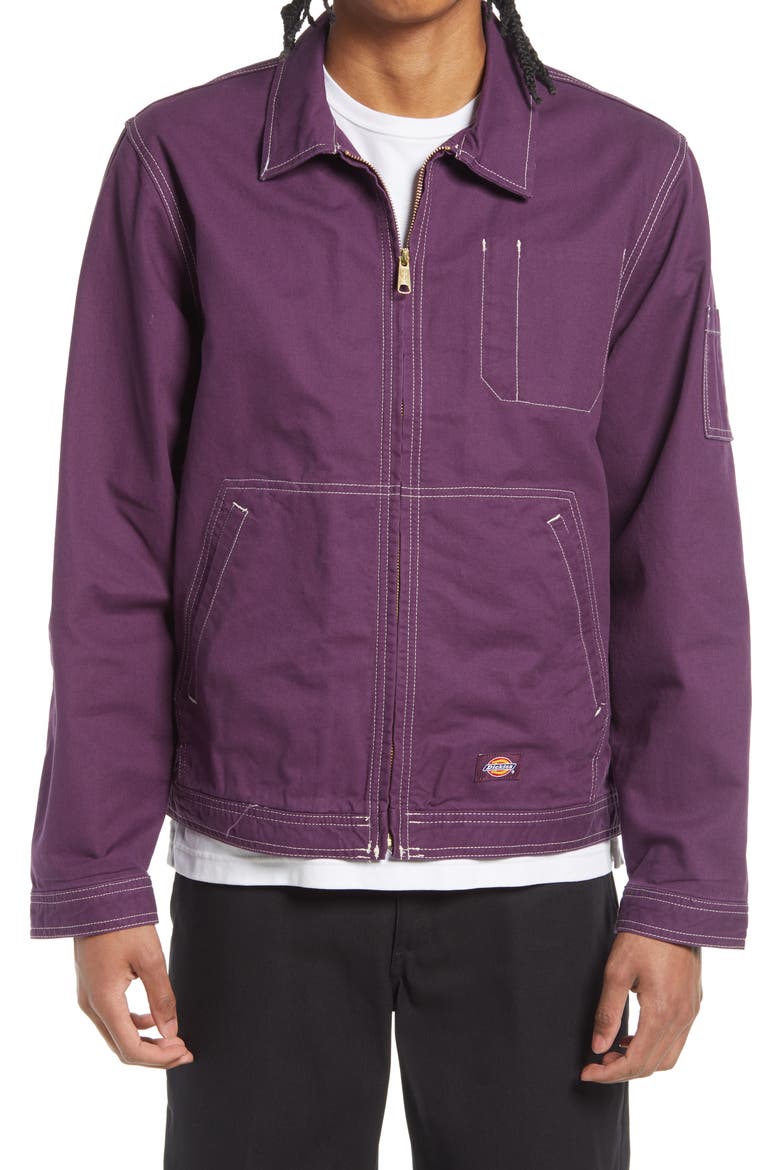 R2R Eisenhower Utility Jacket, Alternate, color, STONEWASHED PLUM