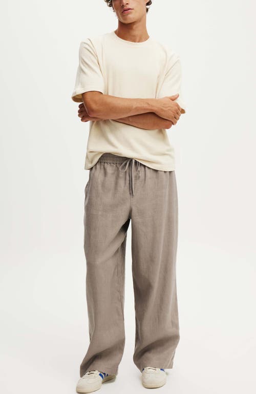 Cotton On Boxy Plain Cotton T-shirt In Ecru Terry