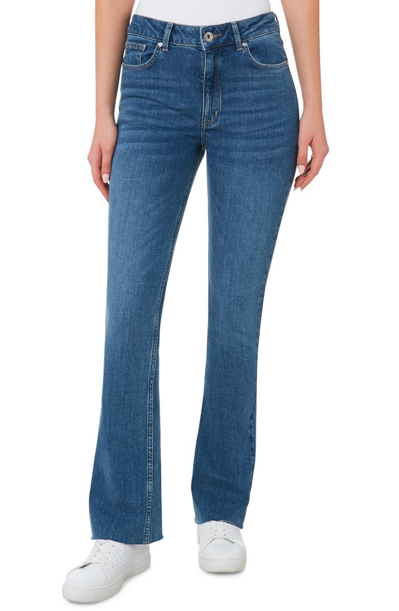 Outland Denim Stevie High Waist Flare Leg Jeans, Main, color, 