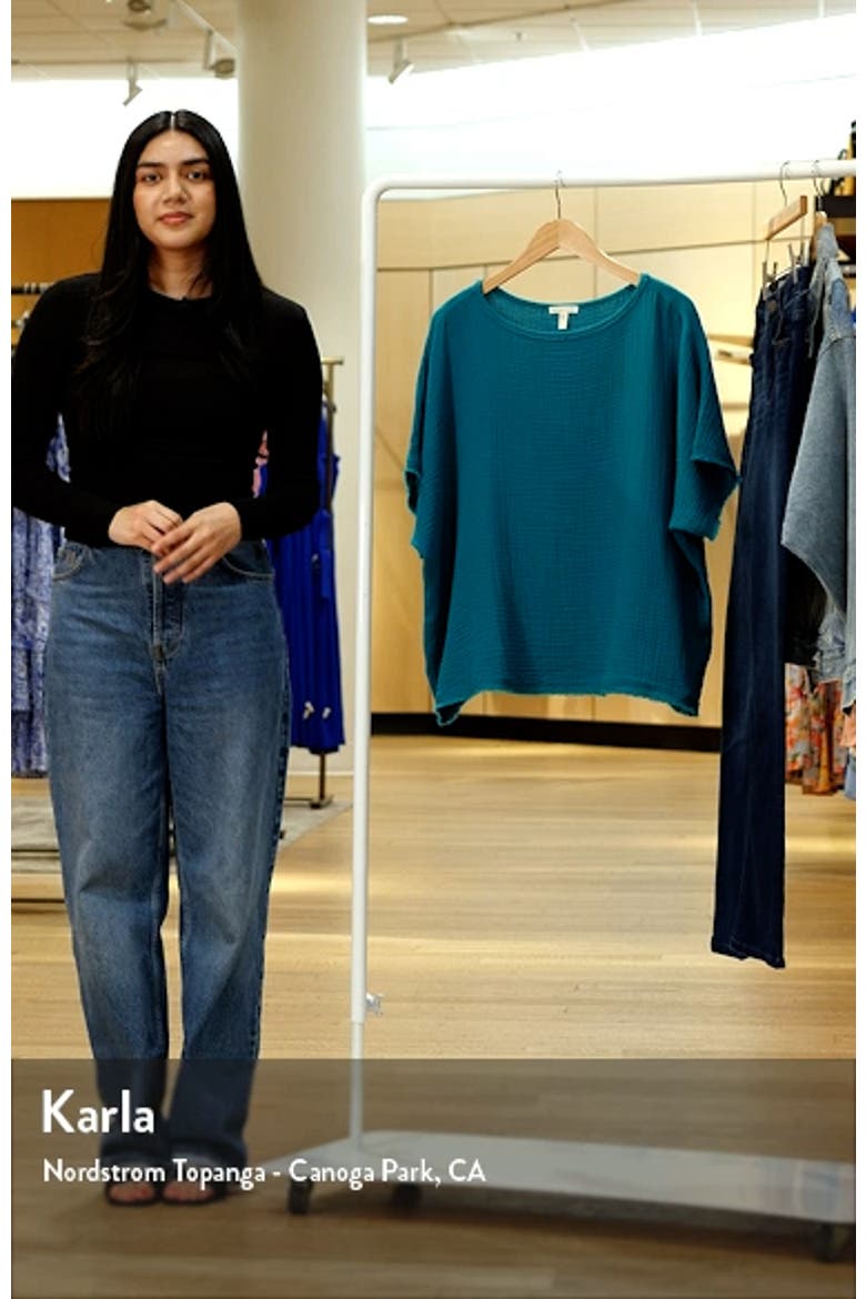 Dolman Sleeve Organic Cotton Gauze Top video