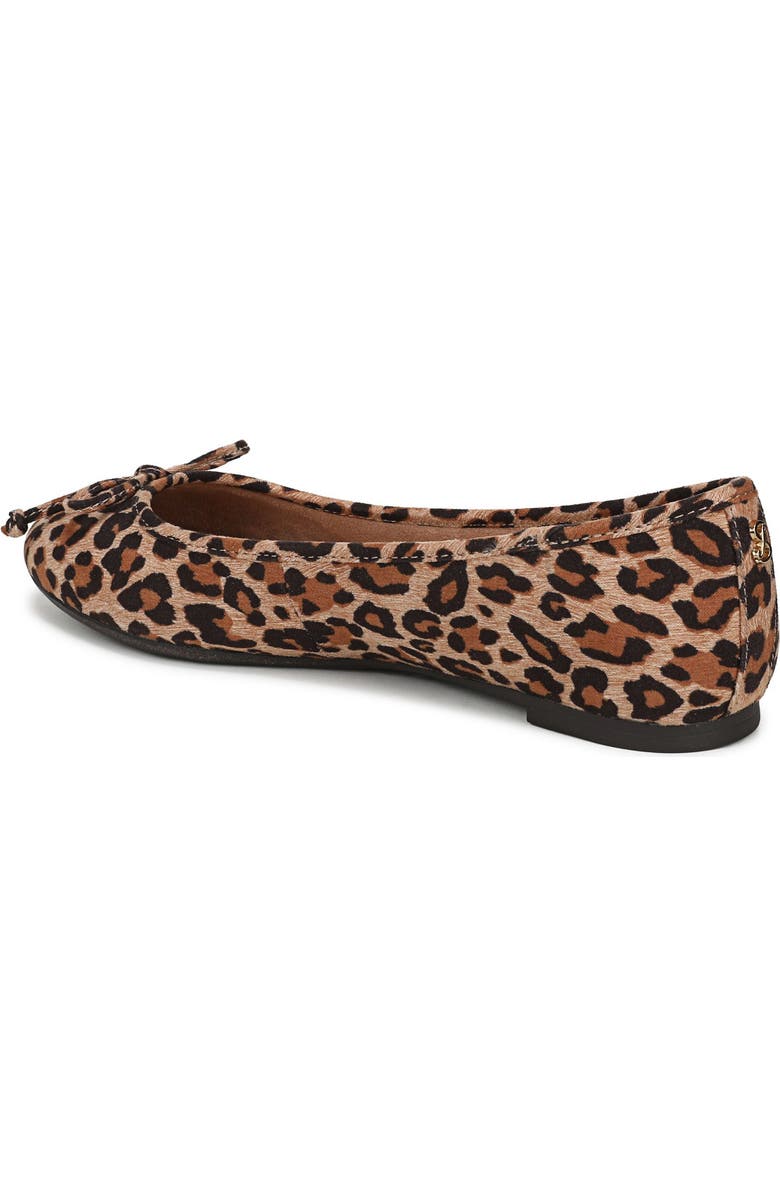 SAM & LIBBY Callan Bow Ballet Flat, Alternate, color, Leopard Multi