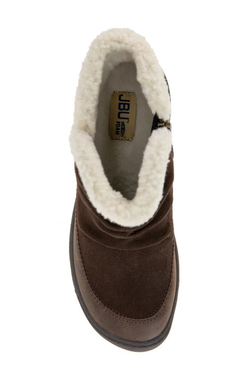 Jambu Briar Faux Fur Trim Bootie In Brown