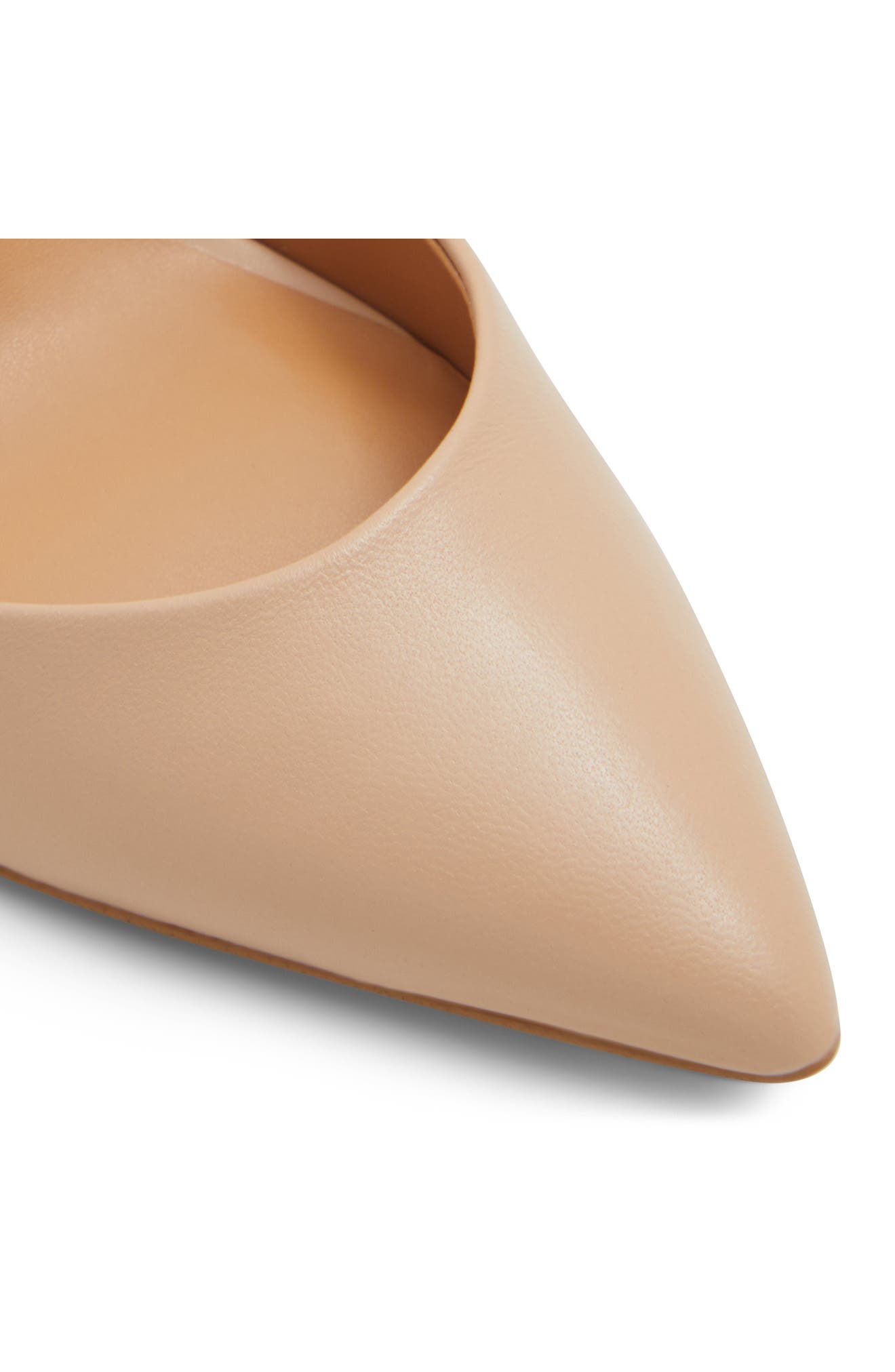 Milley Ankle Strap Pointed Toe Pump, Alternate, color, BONE