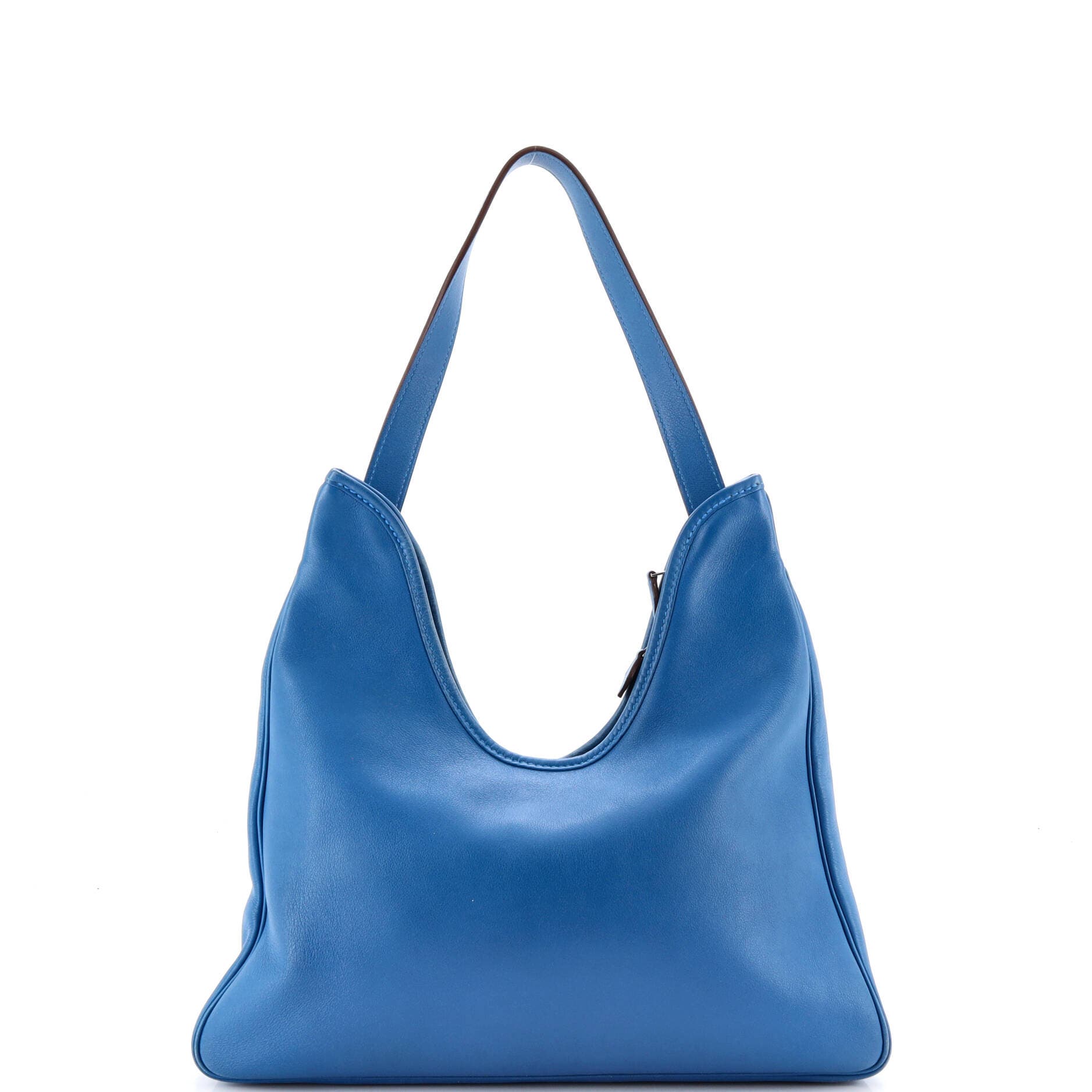 Pre-Owned Hermes Massai Cut Bag Leather 32, Alternate, color, Mykonos